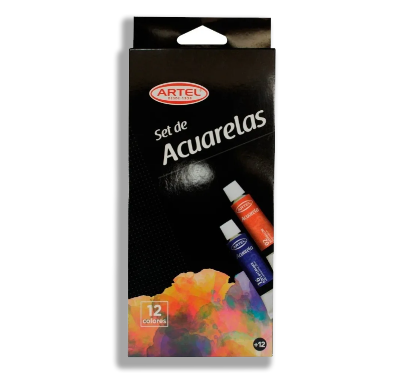 Set De Acuarelas 12 Colores 12ml-0