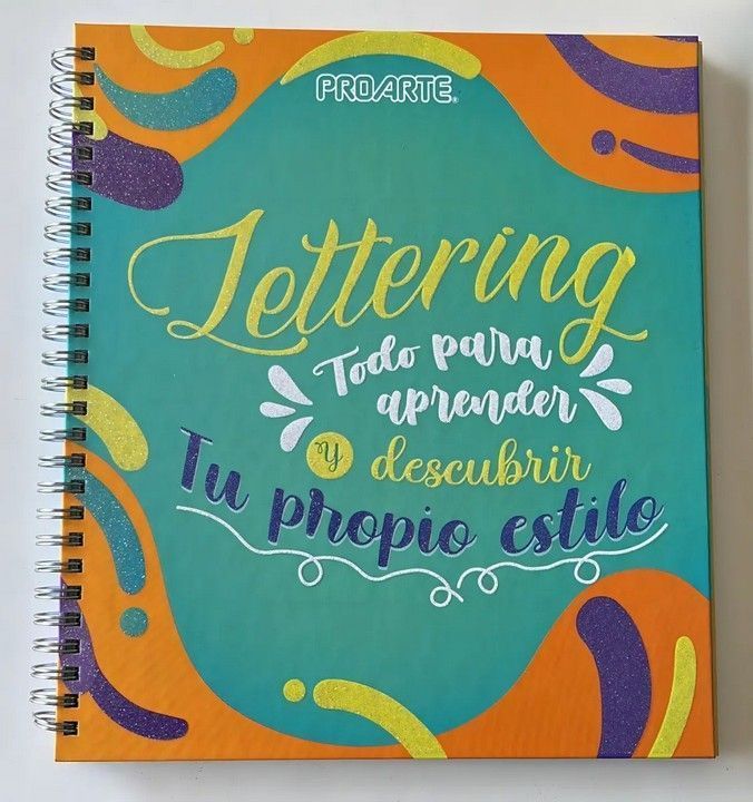 Cuaderno Lettering Tu Propio Estilo 50 Hojas Proarte Verde
