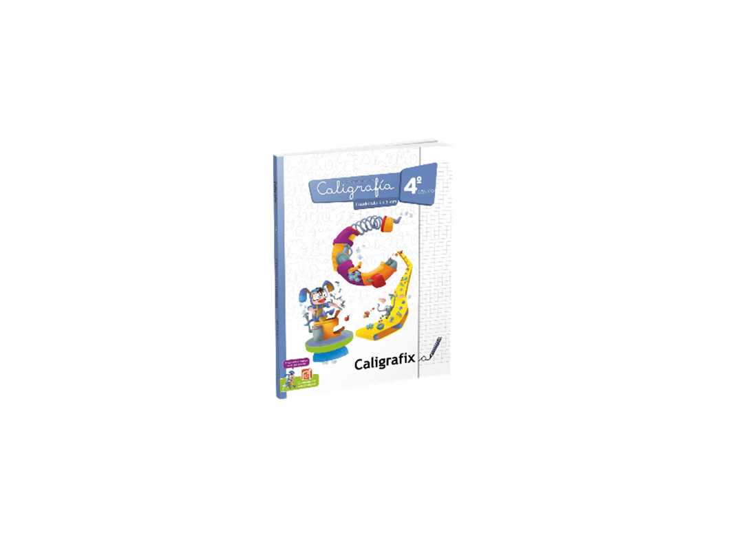 Cuaderno de caligrafia 5x5mm 4 Basico Blanco