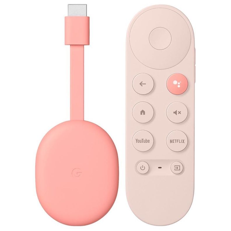 Google Chromecast 4k Con Google Tv 2gb Ram - Rosa Google | Paris.cl