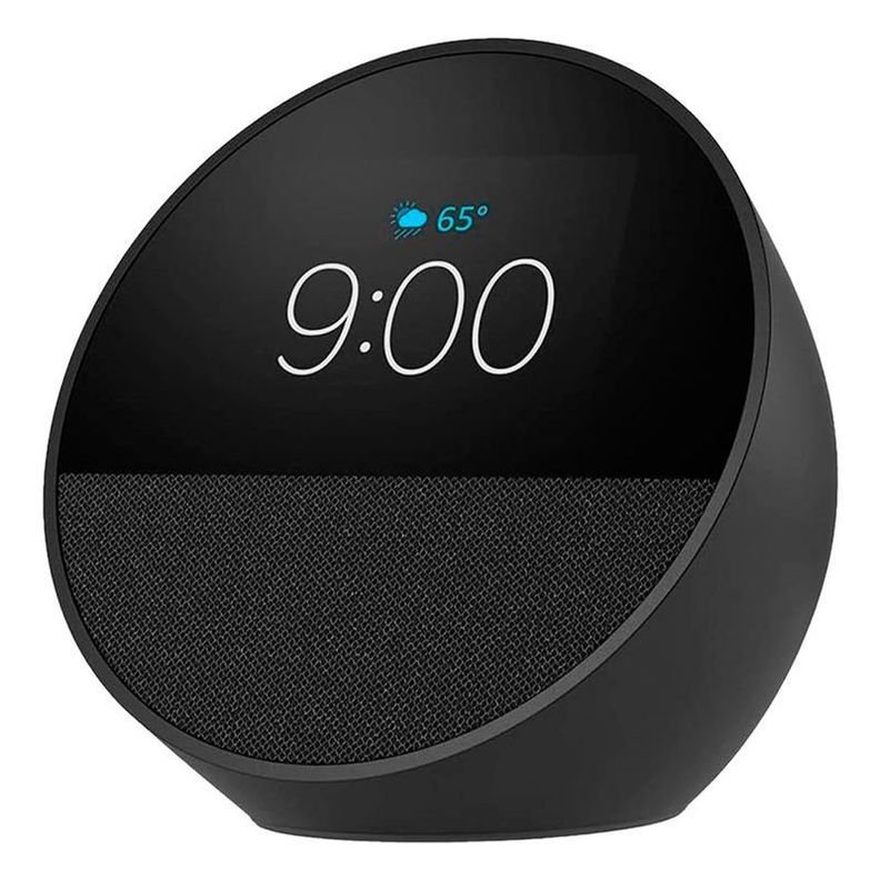 Amazon Echo Spot 2024 Asistente de voz con Alexa Negro