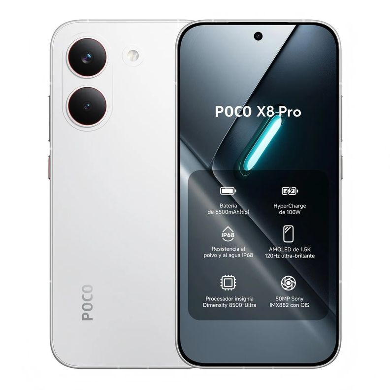 Xiaomi Poco X8 Pro 512gb 12gb ram 5g Blanco