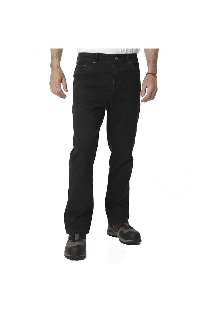 Pantalón ORYX YOSEMITE Corte Recto Negro Hombre-0