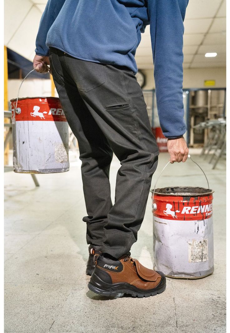 Pantalón ORYX YOSEMITE Corte Recto Negro Hombre-5