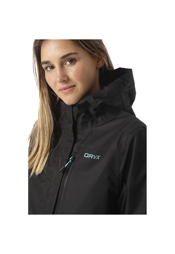 Impermeable ORYX JASPER Negro Mujer-2