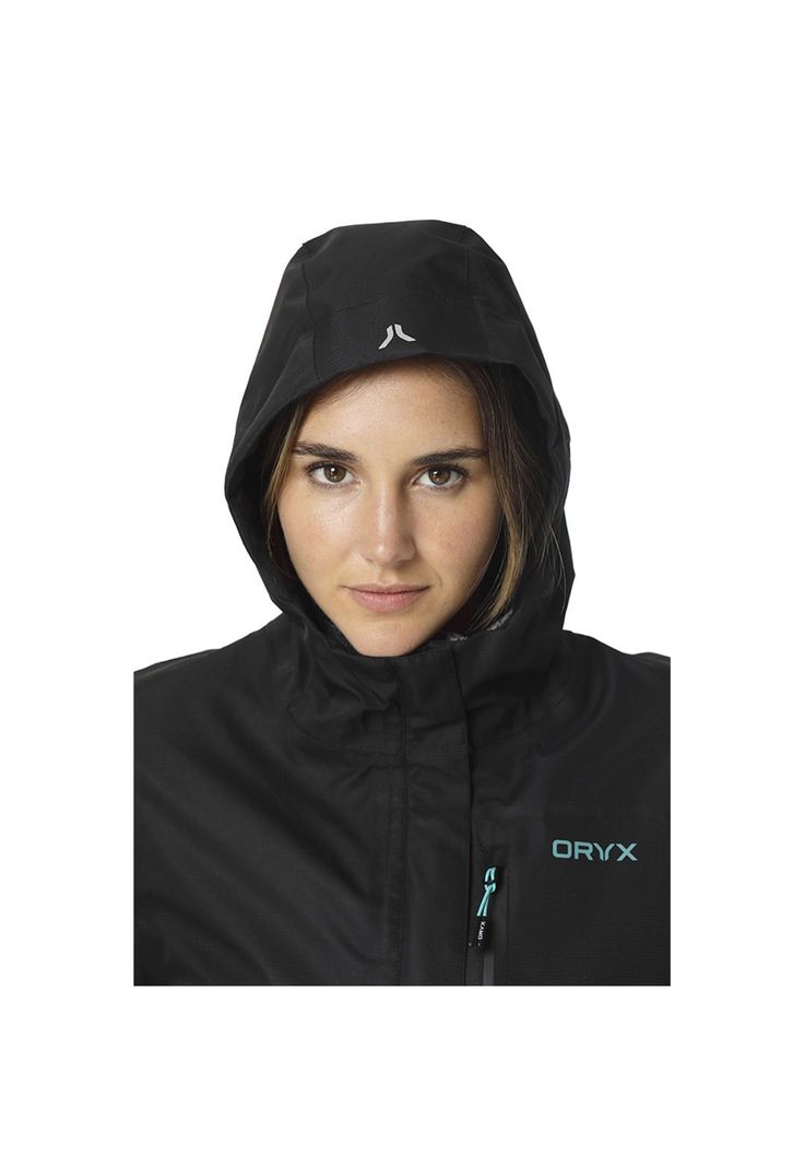 Impermeable ORYX JASPER Negro Mujer-3