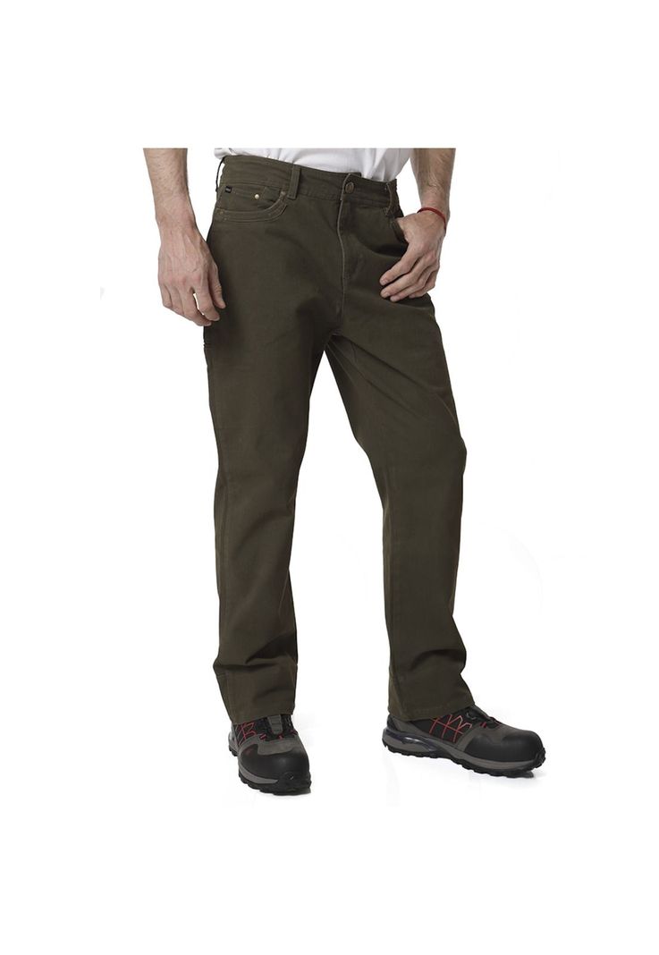 Pantalón ORYX YOSEMITE Corte Recto Verde Hombre-1