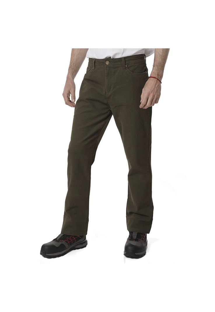 Pantalón ORYX YOSEMITE Corte Recto Verde Hombre-2
