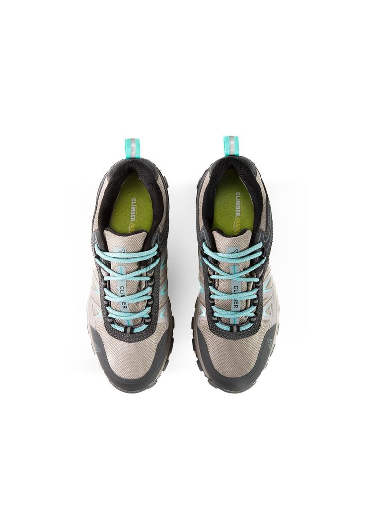 Zapatilla Outdoor Impermeable CLIMBER DAVOS Gris Mujer-5