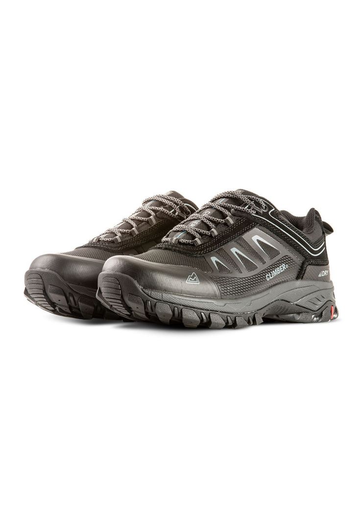 Zapatilla Outdoor Impermeable CLIMBER DAVOS Negro Hombre-0