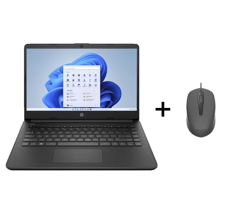 Notebook HP Ryzen 3 / 8GB RAM/ 256GB SSD / 14" / Win 11 + Mouse-0