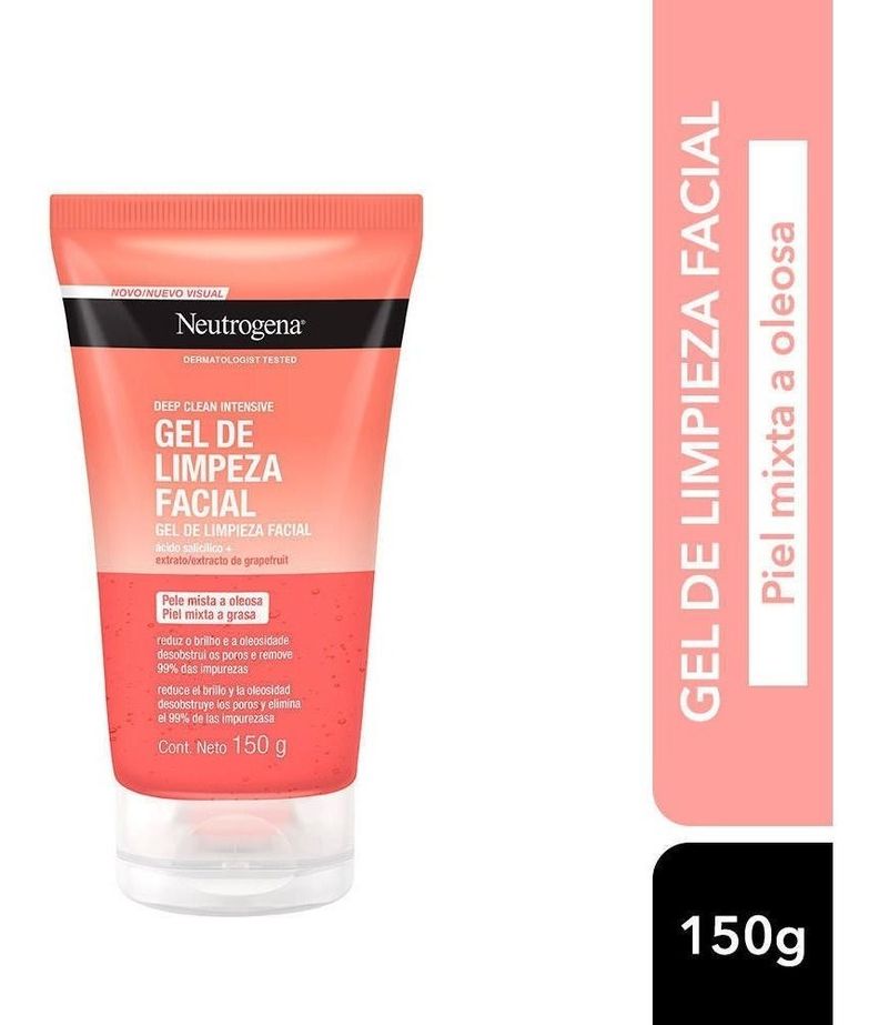 Gel De Limpieza Facial Neutrogena Deep Clean Grapefruit 150g-0