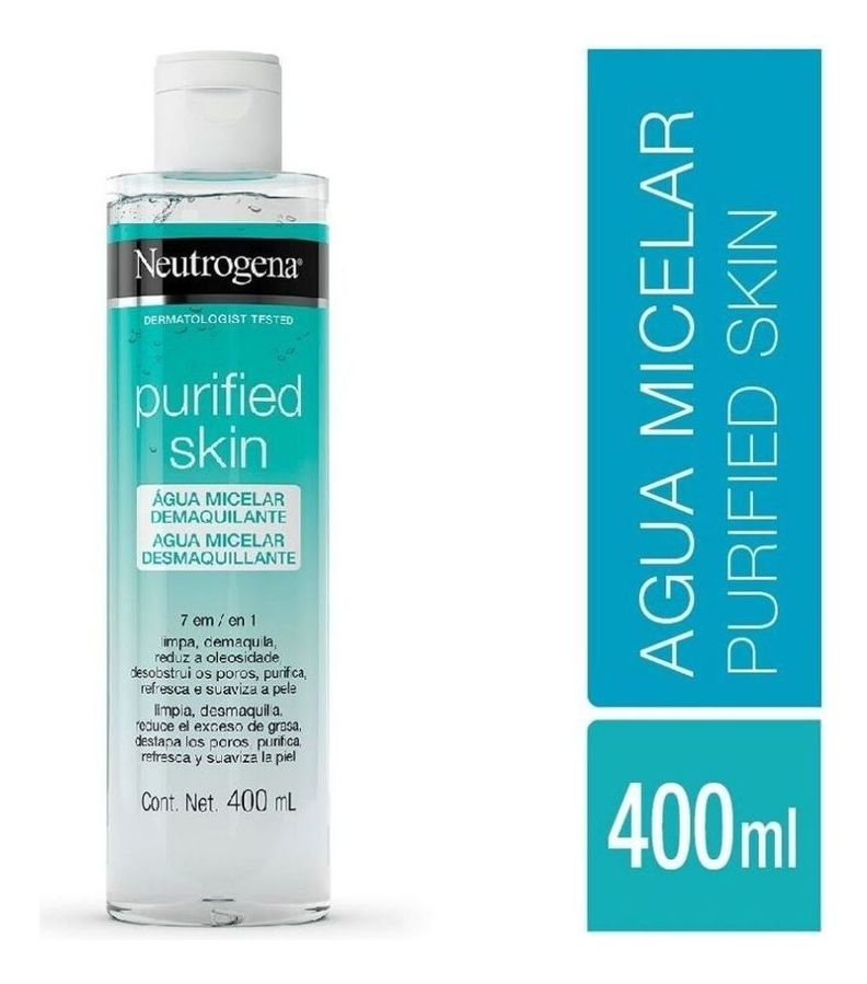 Neutrogena Purified Skin Agua Micelar 7 En 1 400 Ml-1