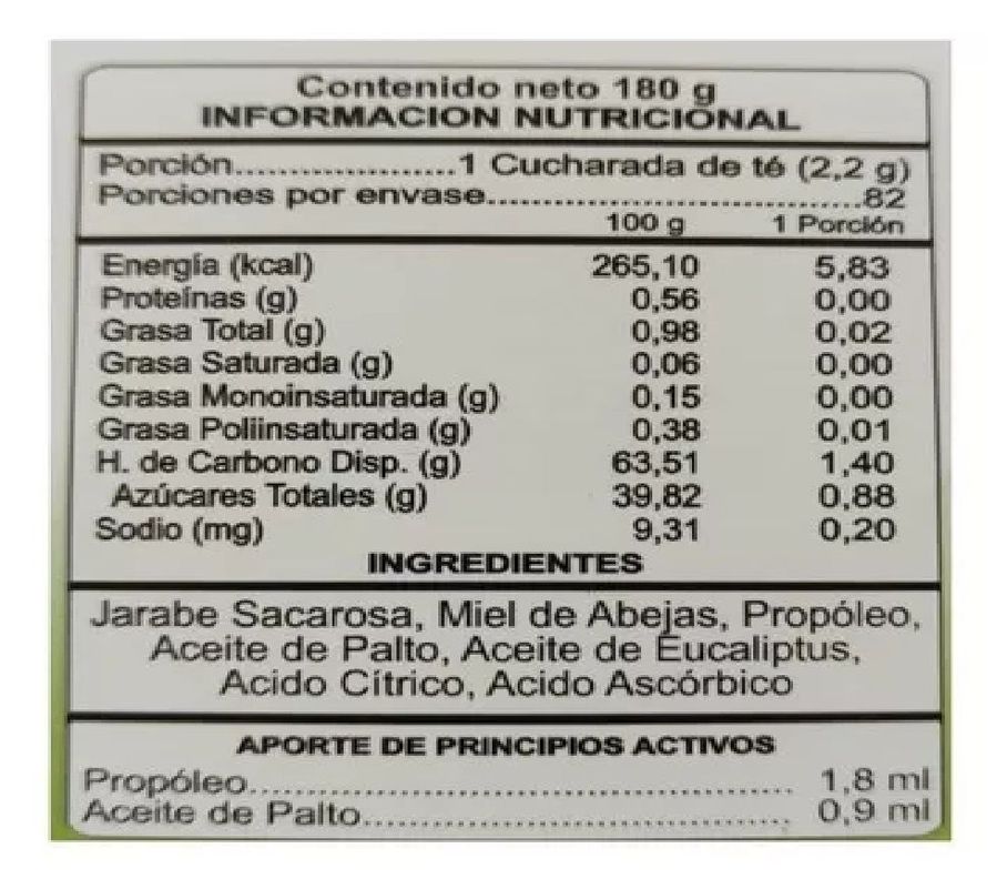 Persea Palto Propoleo Miel X 180 Gr Auravitalis-1
