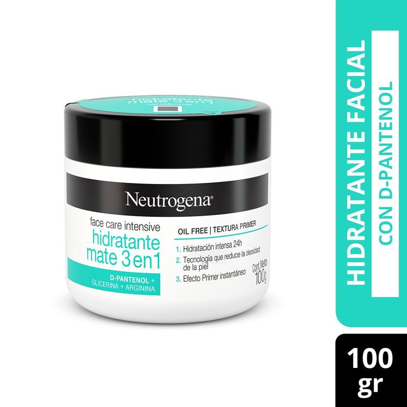 Neutrogena Face Care Intensive Hidratante Mate 3 En 1-1