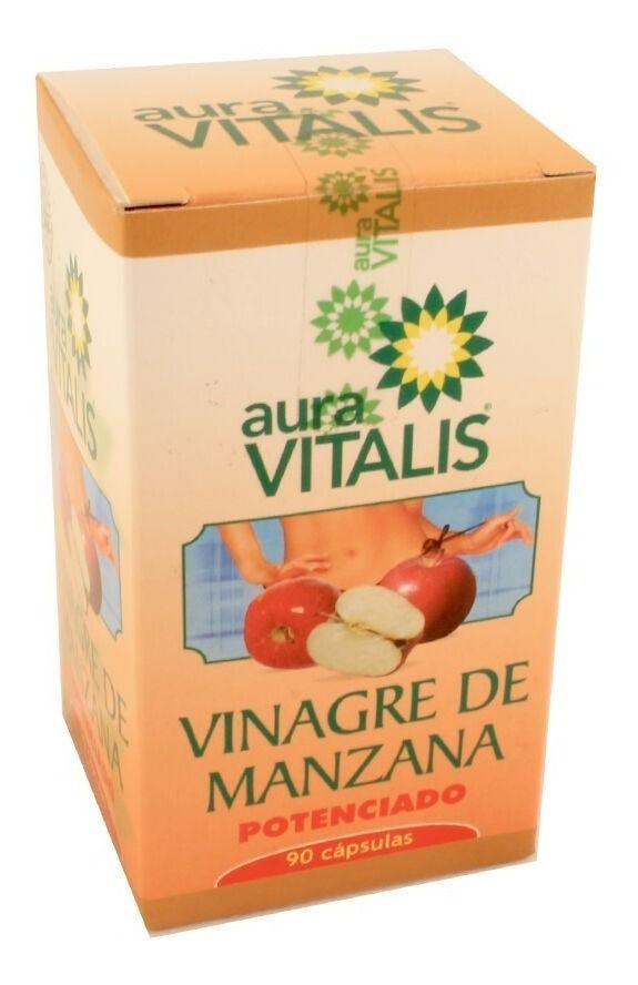 Vinagre Manzana Cápsulas 253 Mg X 90 Auravitalis-0