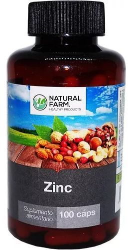 Zinc 20 Mg 100 Caps Antioxidante Acne Cicatrizacion Resfriad-0