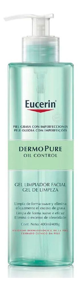 Eucerin Dermopure Oil Control Gel Limpiador X 400 Ml-0