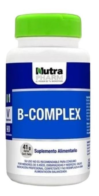B-complex (complejo B) 90 Comprimidos Nutrapharm-0