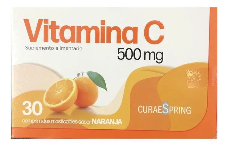 Vitamina C 500mg X 30 Comprimidos Masticables-0