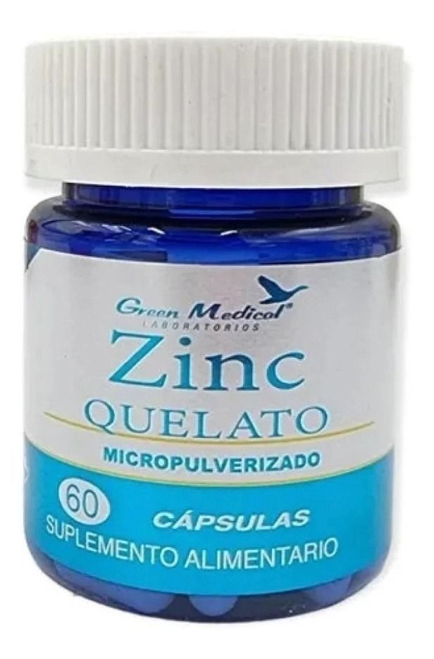 Zinc Quelato Cápsulas X 60 Green Medical-0