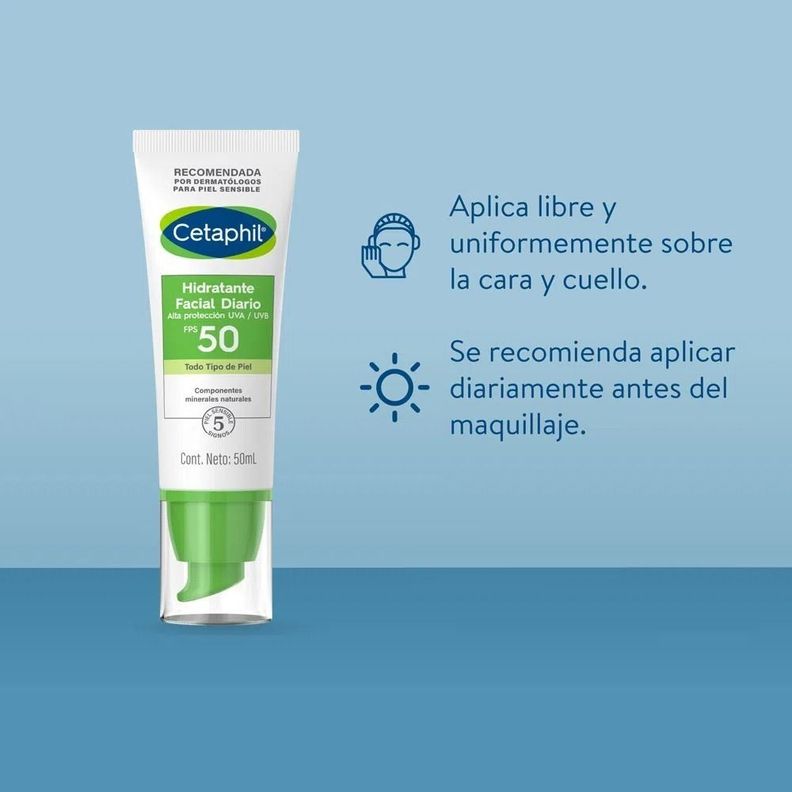 Cetaphil Fps 50 Hidratante Facial Diario Crema X 50 Ml-1