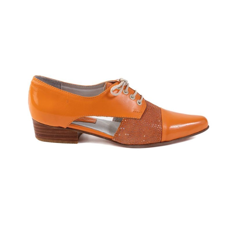 Zapato Oxford Vaniuska Mandarina-0