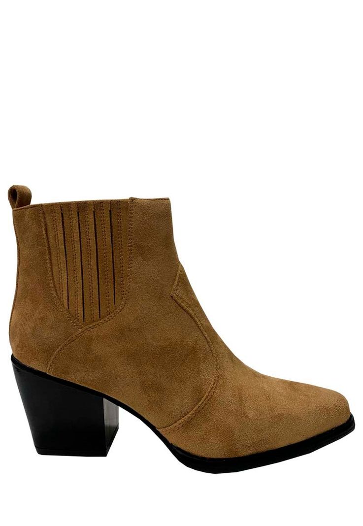 Botin Gamuza Ecológica ZAZ55 Camel-0