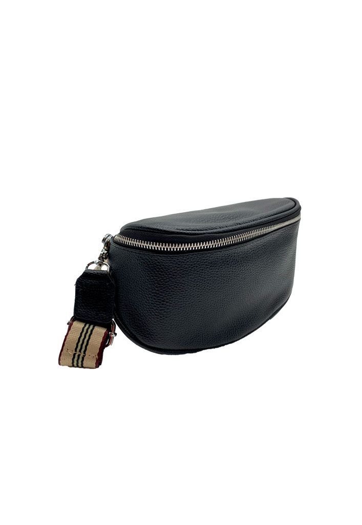Bandolera Ecocuero Negro CRU87-1