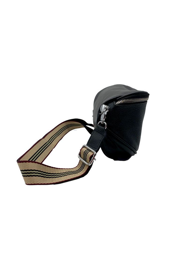 Bandolera Ecocuero Negro CRU87-2
