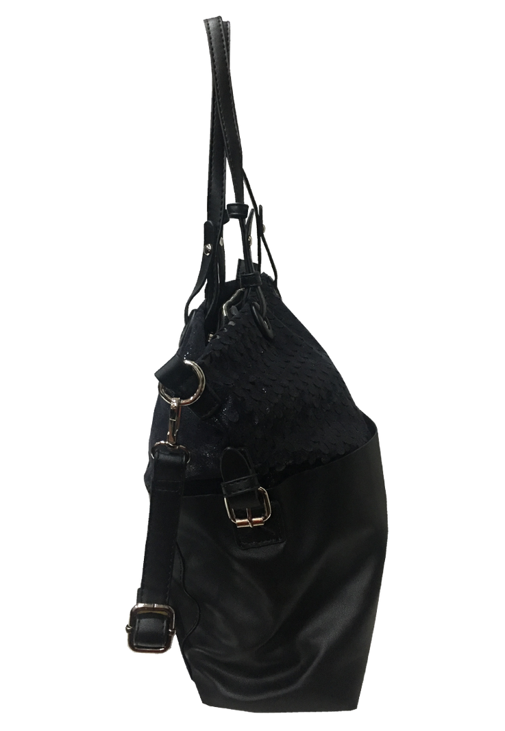 Cartera Cuero Ecológico CRR48 Negro-2