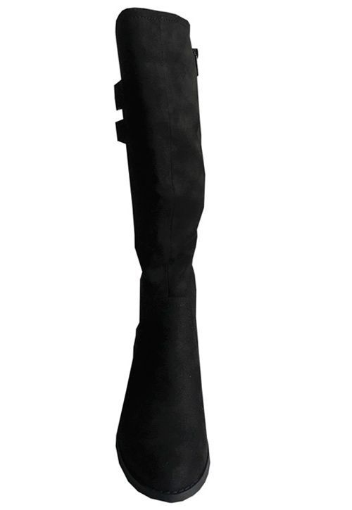 Bota Gamuza Ecológica ZAX75 Negro-2