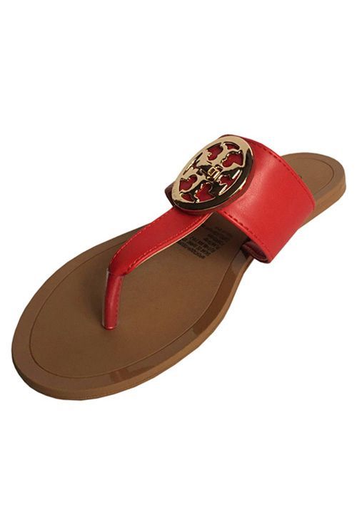 Sandalia Ecocuero ZAY36 Rojo-3