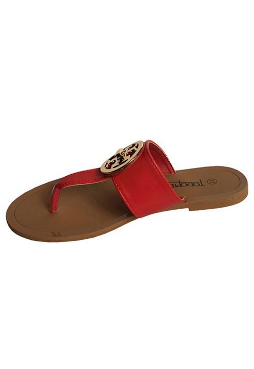 Sandalia Ecocuero ZAY36 Rojo-4