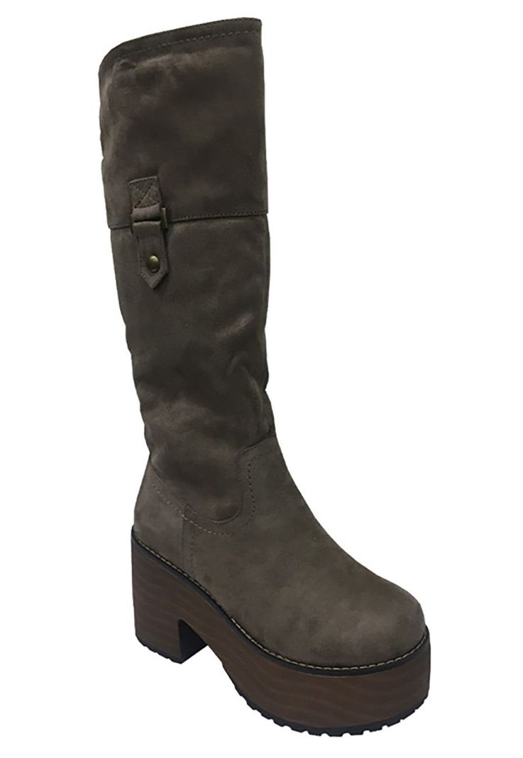 Bota Gamuza Ecológica ZAV32 Nude-1