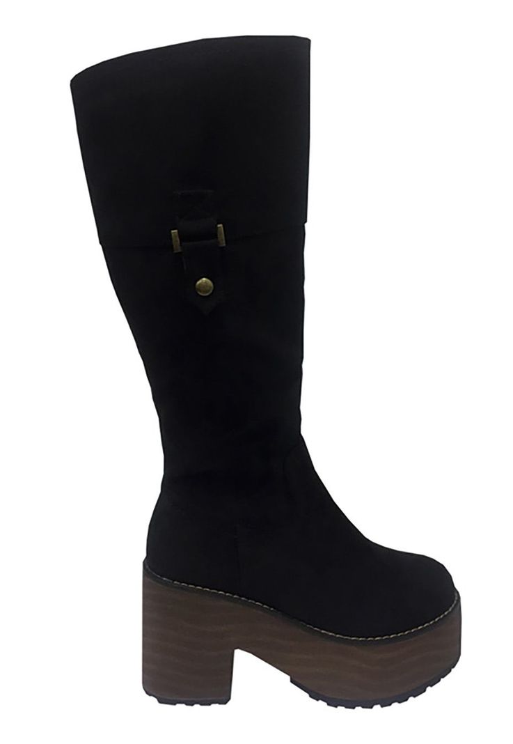 Bota Gamuza Ecológica ZAV32 Negro-0