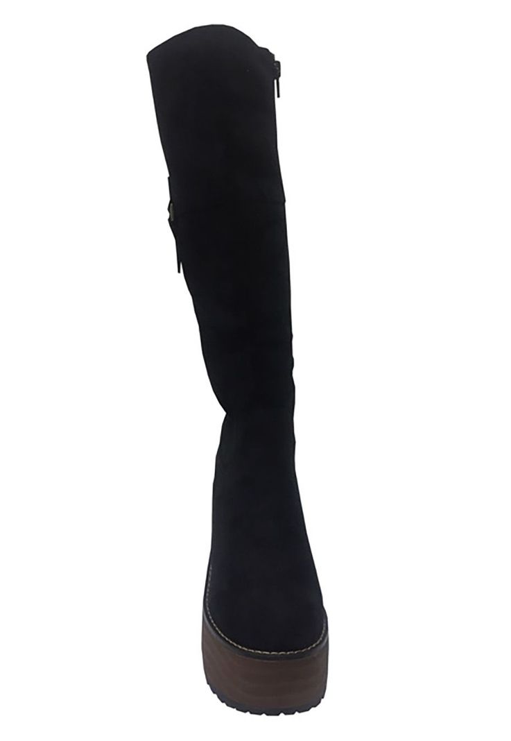 Bota Gamuza Ecológica ZAV32 Negro-2