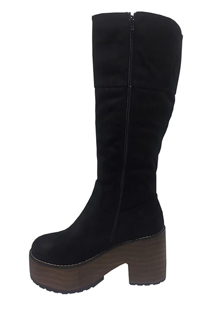 Bota Gamuza Ecológica ZAV32 Negro-4