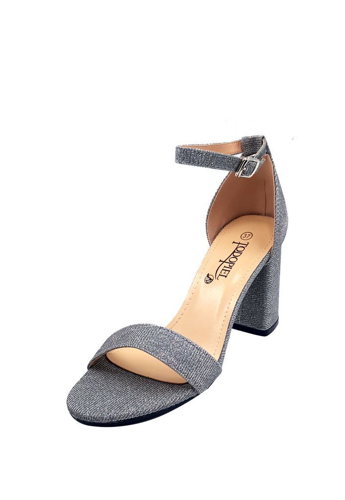 Sandalia Tela ZAZ75 Plata-3