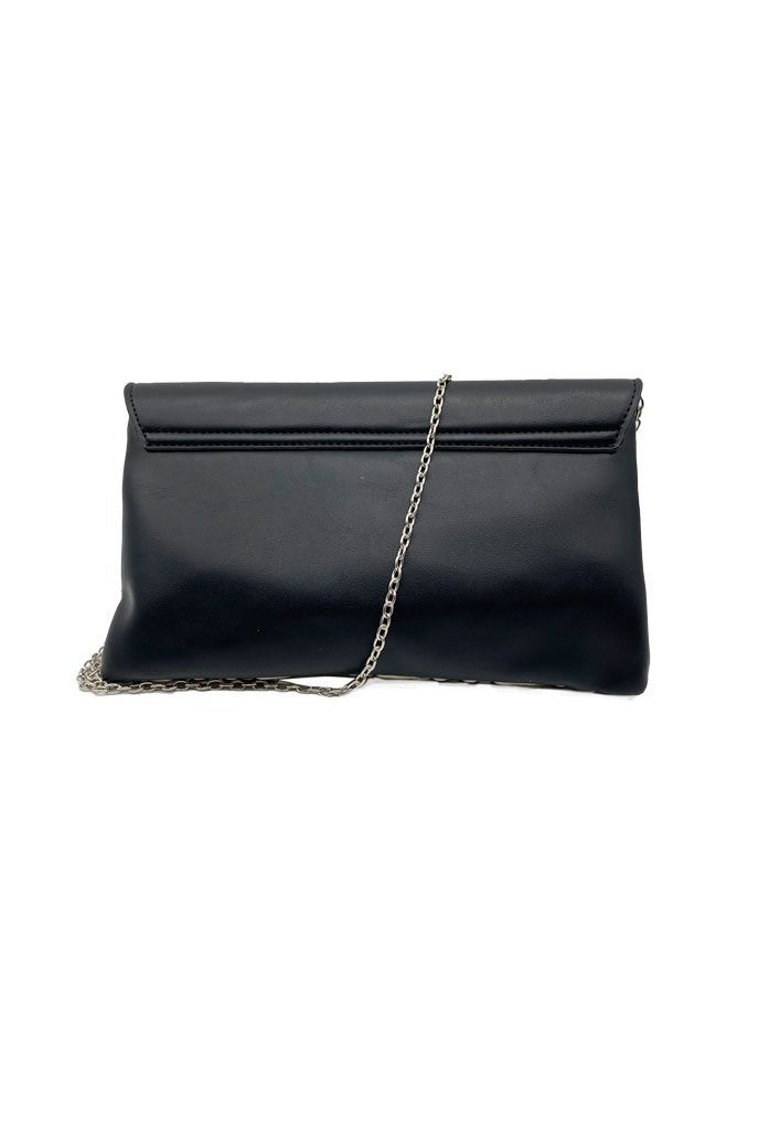 Cartera de fiesta Ecocuero Negro CRS20-1