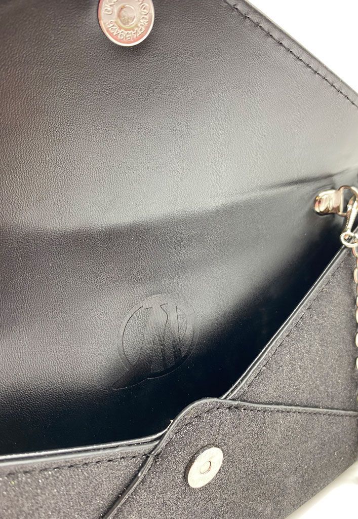 Cartera de fiesta Tela Negro CRX30-3