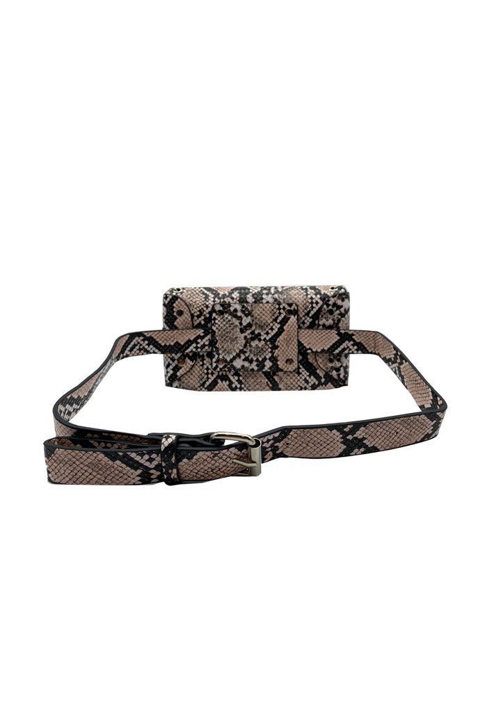 Cartera de fiesta Ecocuero Beige CRS87-2
