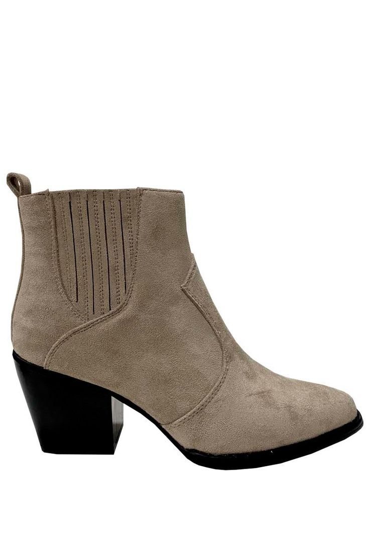 Botin Gamuza Ecológica ZAZ55 Beige-0