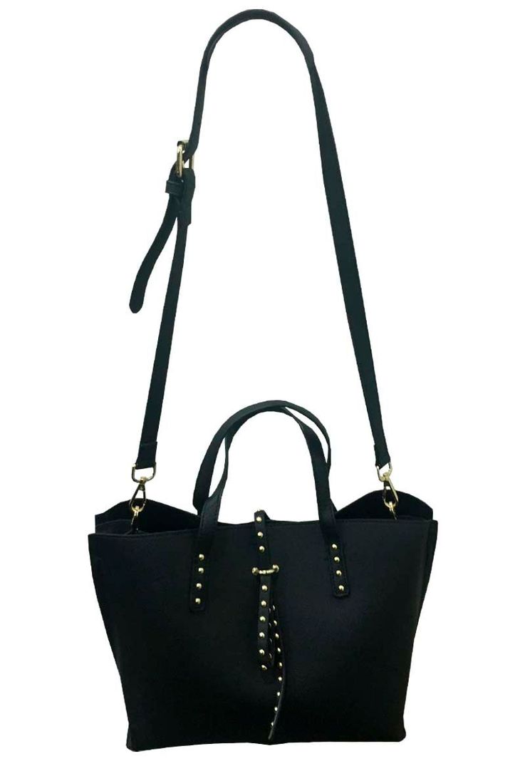 Cartera Cuero Ecológico CRO52 Negro-0