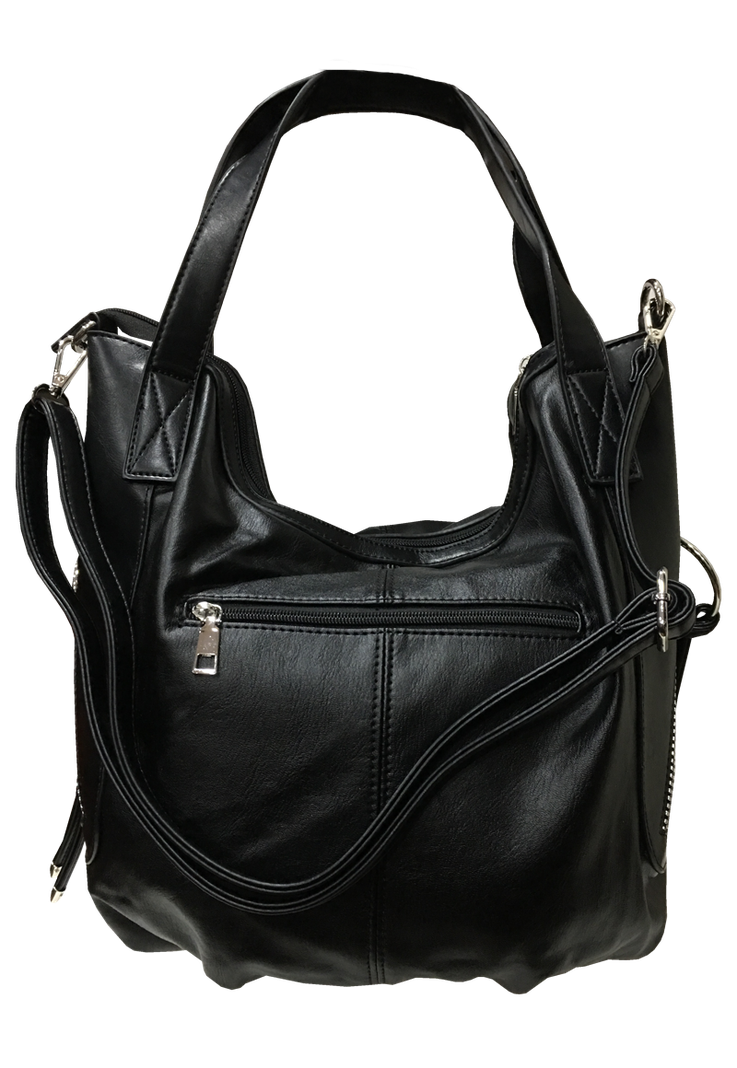 Cartera Cuero Ecológico CRR98 Negro-1