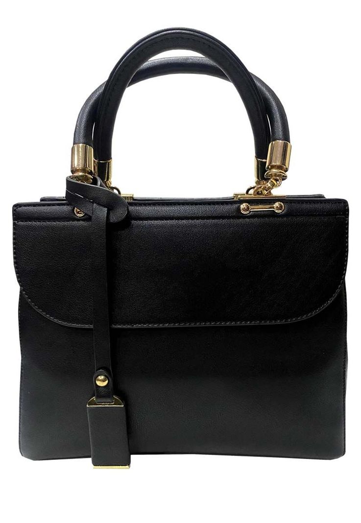 Cartera Cuero Ecológico CRM12 Negro-0