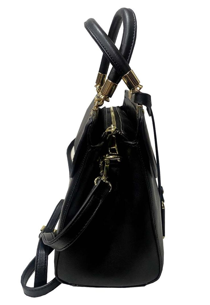 Cartera Cuero Ecológico CRM12 Negro-1
