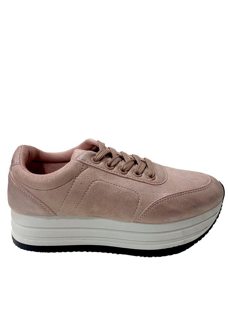 Zapatilla Gamuza Ecológica ZAY75 Rosa-0