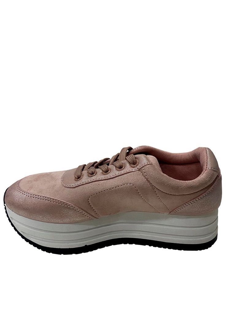 Zapatilla Gamuza Ecológica ZAY75 Rosa-4