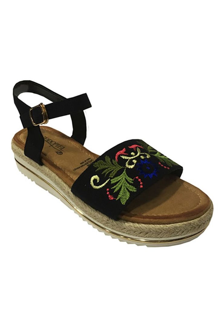 Sandalia Tela ZAV88 Negro-1
